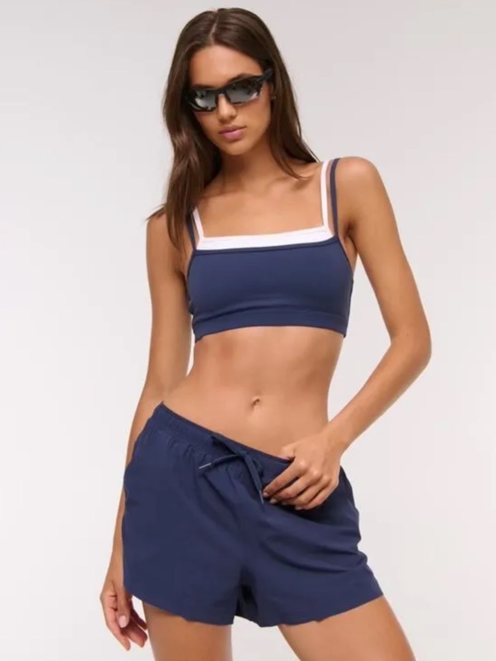 YPB Navy Athletic Shorts Size M